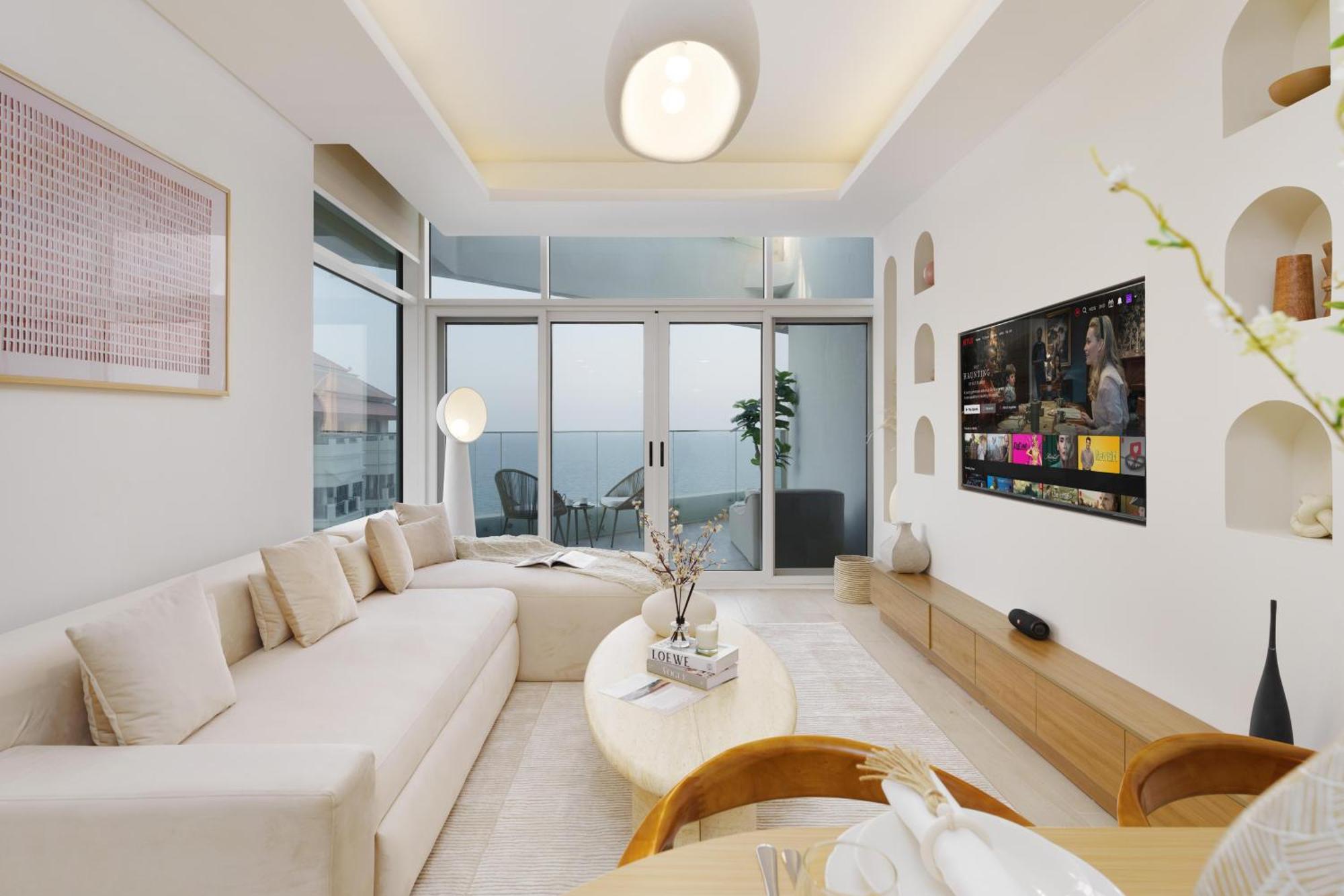 Dejaview Luxury With Private Terrace, Burj & Sea View Apartment *